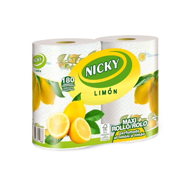 Nicky papel de cocina Limón 2 unidades